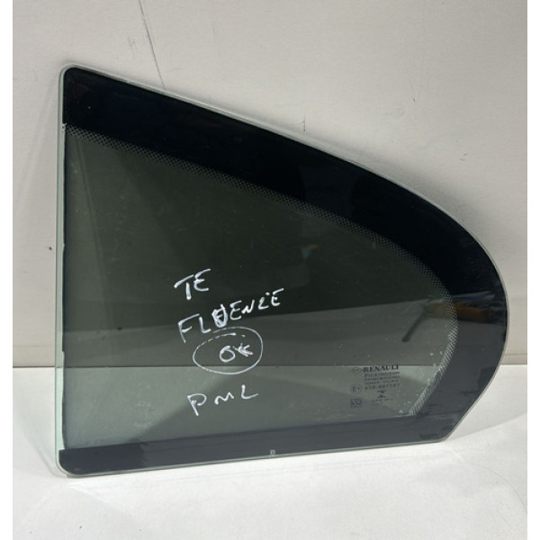 Vidro Fixo Traseiro Esquerda Renault Fluence 2011 Á 2018