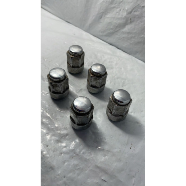 Kit 5 Porca Roda 19 Mm Cromada Honda Civic 2012 Á 2016 Orig.