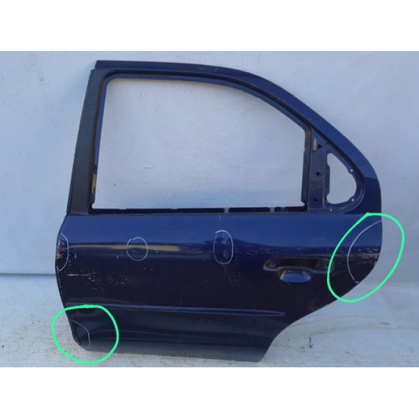 Porta Traseira Esquerda Ford Mondeo Azul Ano 97-00 Original
