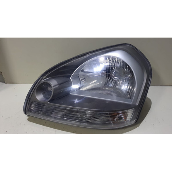 Farol Hyundai Tucson 05/13 Mascara Cinza Esquerdo Orig.