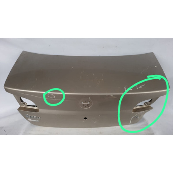Tampa Traseira Fiat Siena 2009 2010 2011 2012 Original