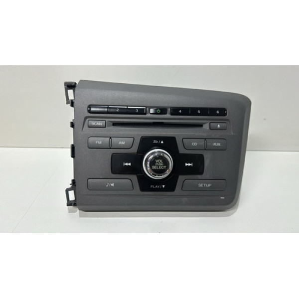 Moldura Rádio Honda Civic 2012 2013 2014 39100tr0a21