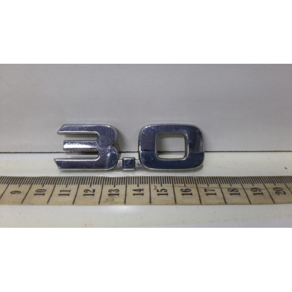 Emblema Cromado 3.0 P/ Hilux Sw4 2005/2015 Original Toyota