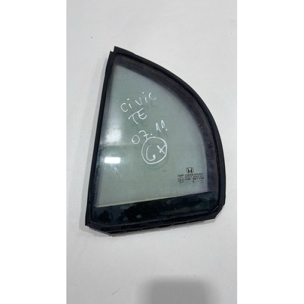 Vidro Fixo Traseiro Esquerdo New Civic 2008 2009 2010 2011