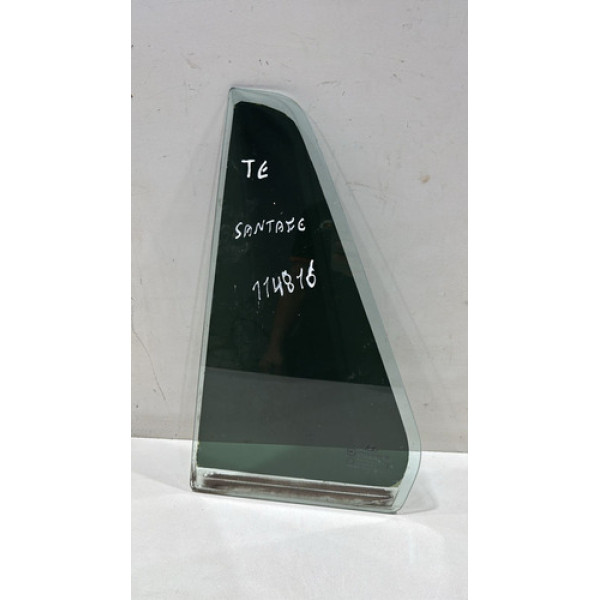 Vidro Fixo Porta Traseira Esquerda Hyundai Santa Fe 2006/13