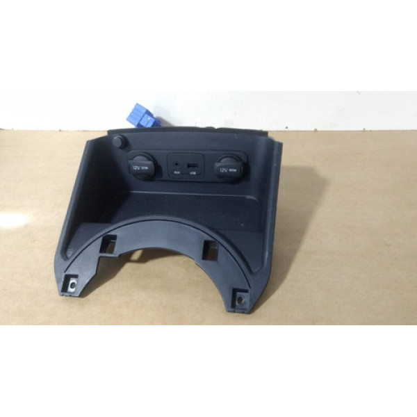 Moldura Console Entrada Usb Sportage 2011/2016 Tomada 12v