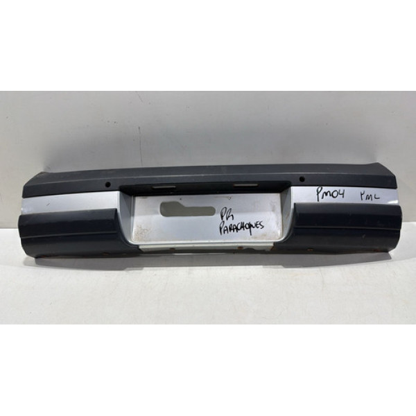 Spoiler Parachoque Traseiro Saveiro Cross G5 G6 Furo Sensor