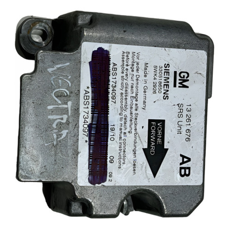 Modulo Airbag Gm Zafira Vectra 2006 A 2011 13261676 Modulo Airbag Gm Zafira Vectra 2006 A 2011 13261676