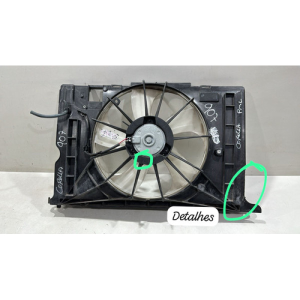 Defletor E Ventoinha Radiador Toyota Corolla 2012 2013
