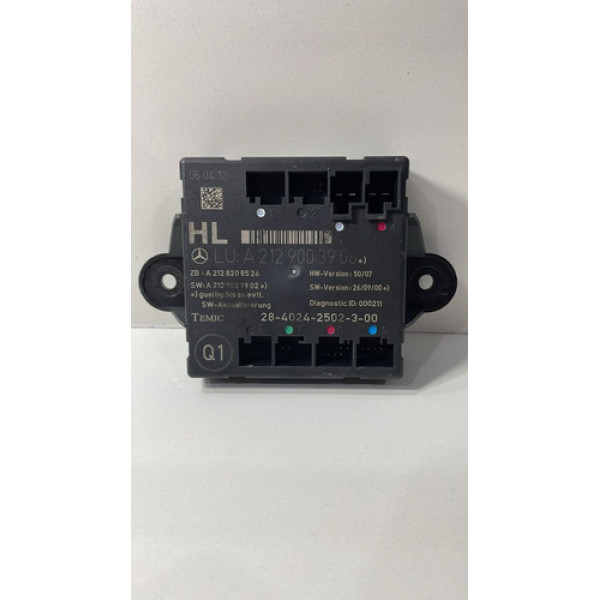 Módulo Porta Traseira Esquerdo Mercedes C180 C200 2011 Á 13