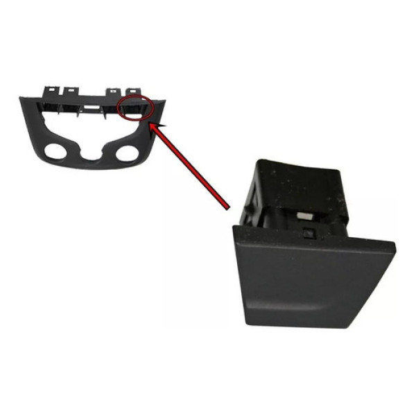 Botão Falso Lateral Direito Da Moldura Agile Montana  