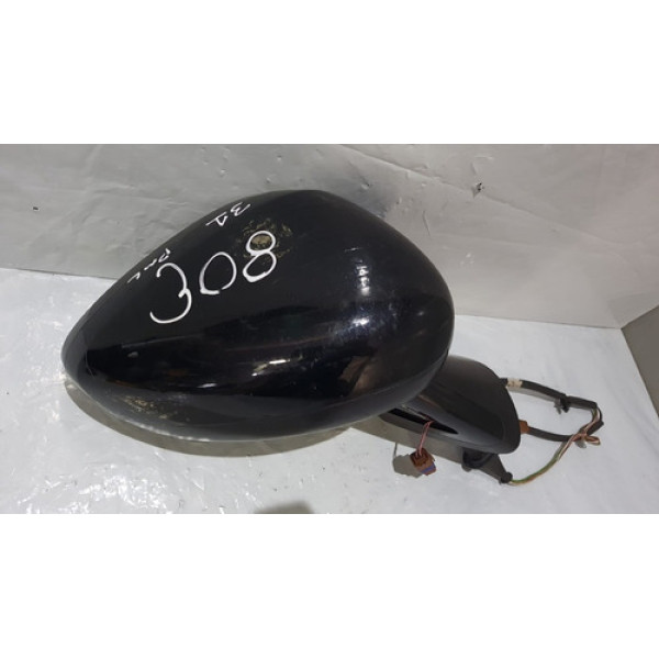 Retrovisor Elétrico Lado Direito Peugeot 308 Sem Lente