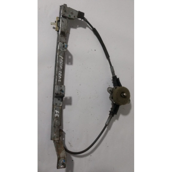 Maquina De Vidro Manual Traseira Esquerda Palio 1996 A 2010