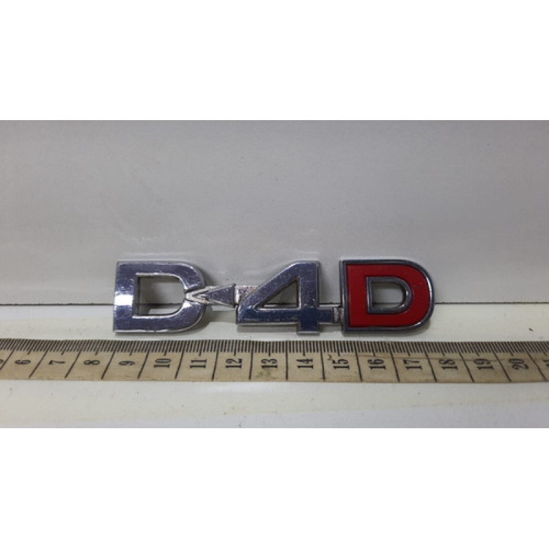 Emblema Letreiro D-4d Original Toyota Hilux 05/15 Emblema Letreiro D-4d Original Toyota Hilux 05/15