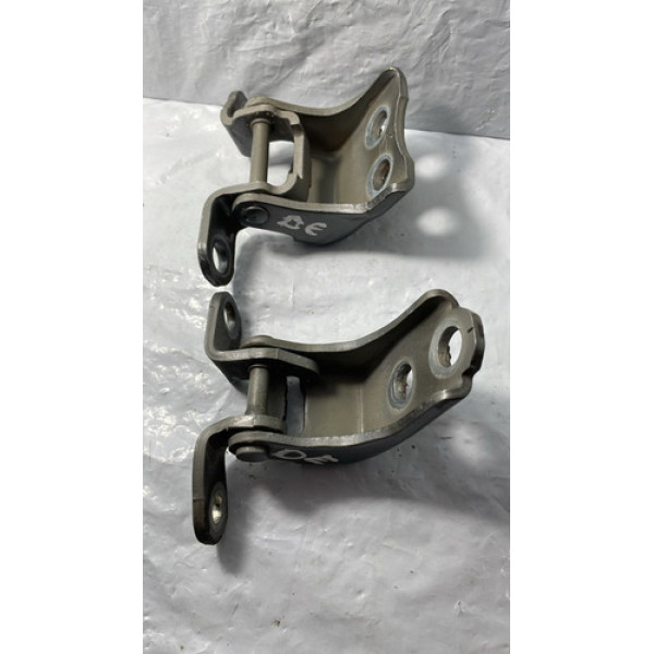 Par Dobradiça Porta Dianteir Esquerda Honda Civic 2012 Á 16 