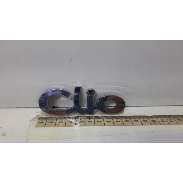 Emblema Tampa Traseira Porta Malas Renault Clio 