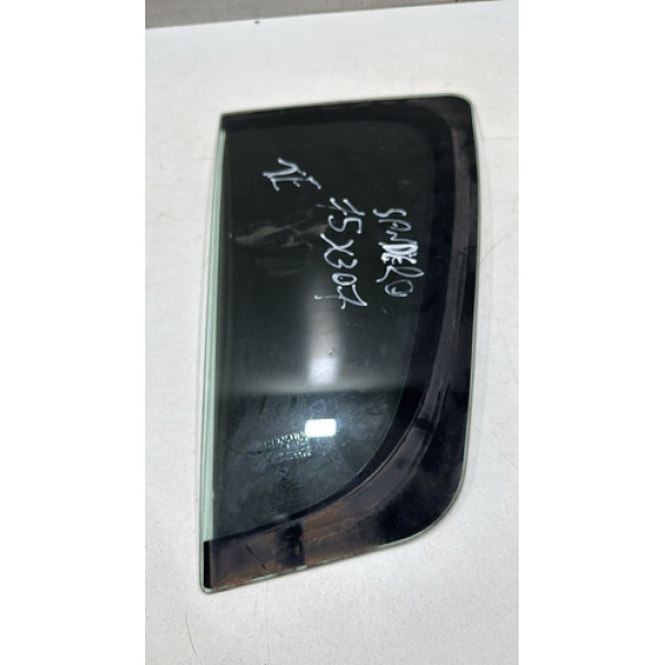 Vidro Fixo Vigia Porta Traseira Esquerda Sandero 2015 A 2019