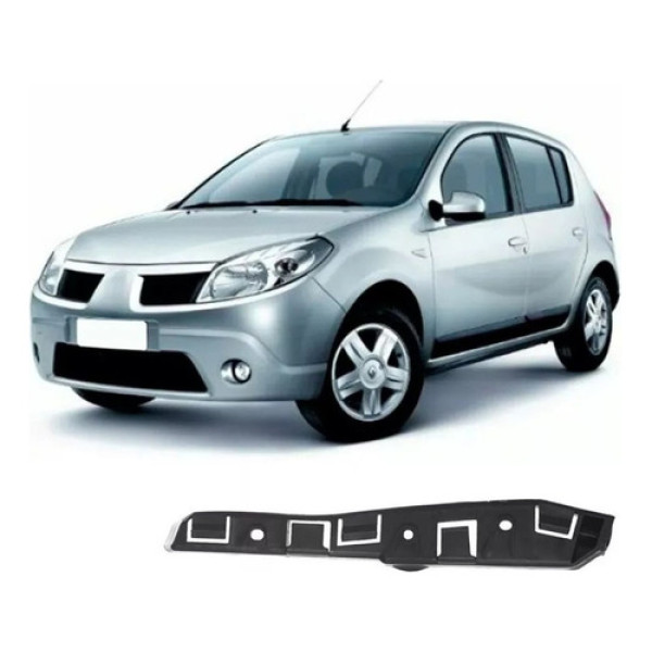 Guia Parachoque Dianteiro Esquerdo Sandero 2007/2014 2011 12