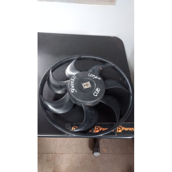 Ventoinha Radiador Renault Sandero Clio Logan Com Ar