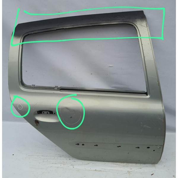 Porta Traseira Direita Clio 2002 2003 2004 2005 07 2010 Orig