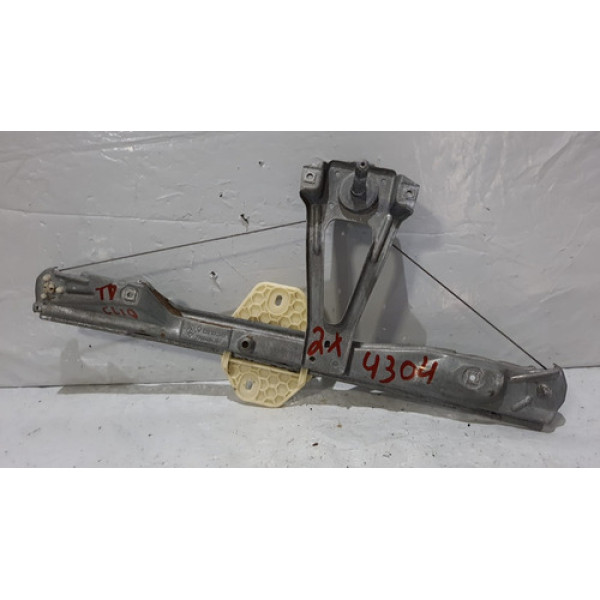 Maquina De Vidro Manual Traseira Direita Clio 1999 A 2016