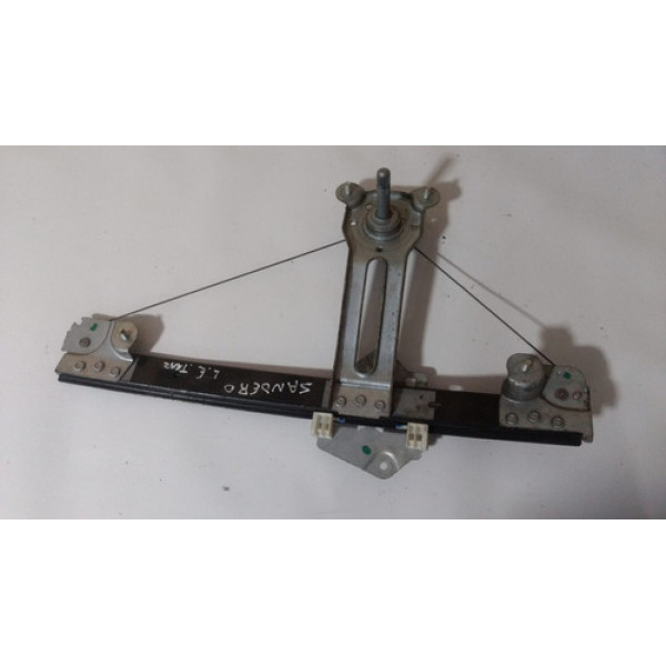 Máquina De Vidro Traseira Esq Renault Sandero 11/14 Original