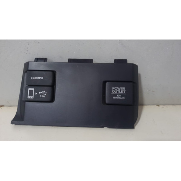 Capa Tomada Hdmi 12v Civic  2017 2018 2019 2020