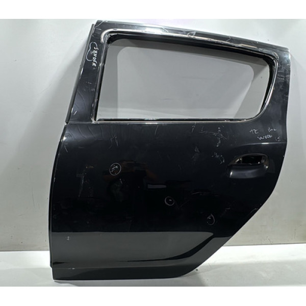 Porta Traseira Esquerda Logan Sandero 2015 2019 Usada