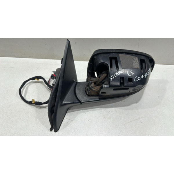 Retrovisor Esquerdo Jeep Compass C/seta 2017 Á 2020 Usado