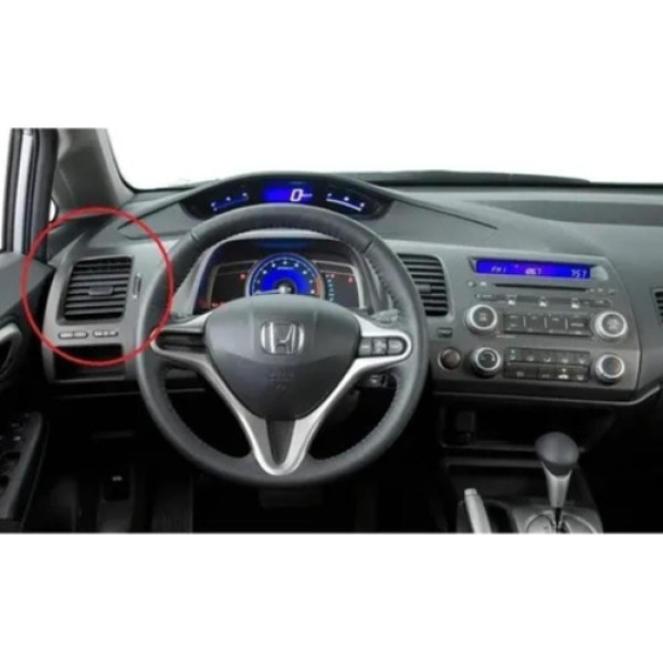 Difusor Ar Lateral Lado Esquerdo Painel New Civic 2007/2011