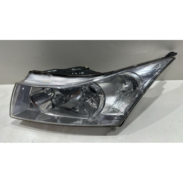 Farol Chevrolet Cruze 2015/2016 Esquerdo Mascara Cromada.