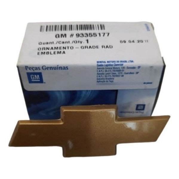 Emblema Gravata Dourado Grade Classic 2007/2008 Original Gm
