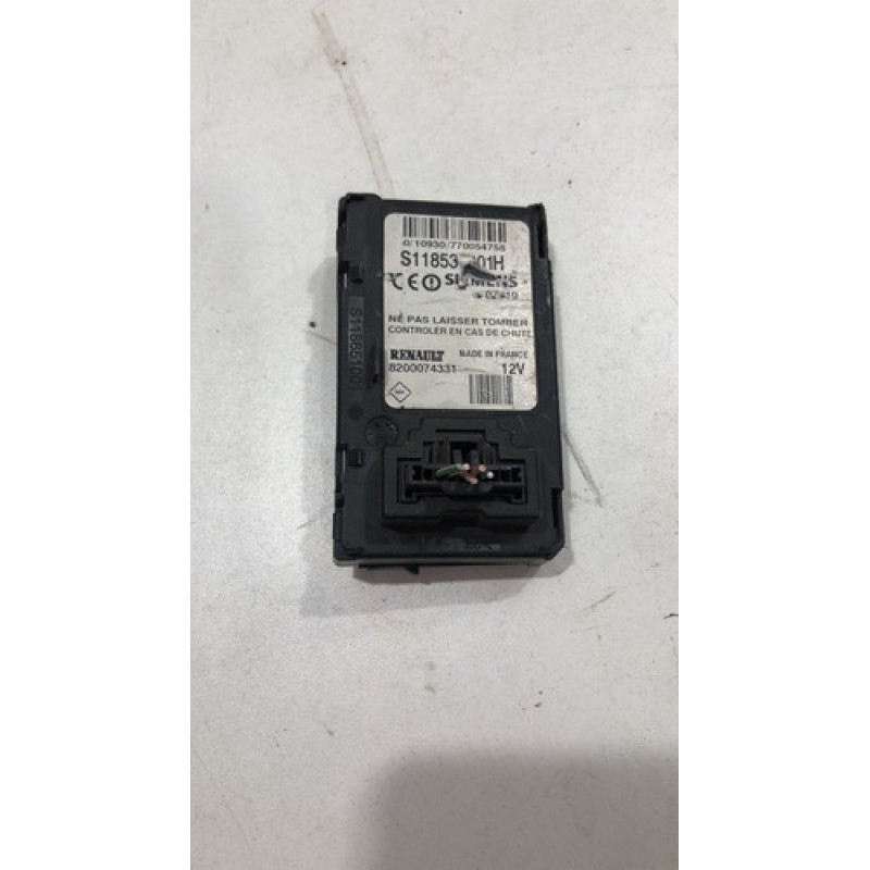 Módulo Leitor Cartão Ignição Renault Megane 8200074331 Módulo Leitor Cartão Ignição Renault Megane 8200074331