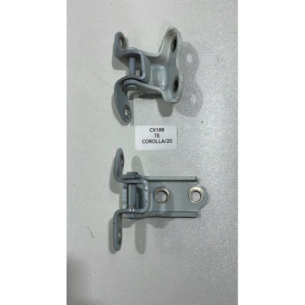 Par Dobradiça Porta Traseira Esquerdo Toyota Corolla 20 Á 24