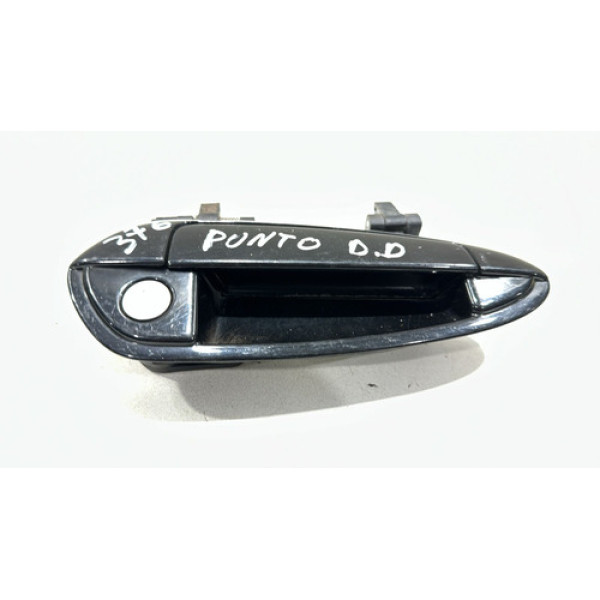 Maçaneta Externa Dianteira Direita Fiat Punto 2007 08 Preta