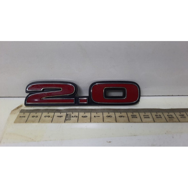 Emblema 2.0 Tampa Traseira New Civic 2.0 2014/16 Original