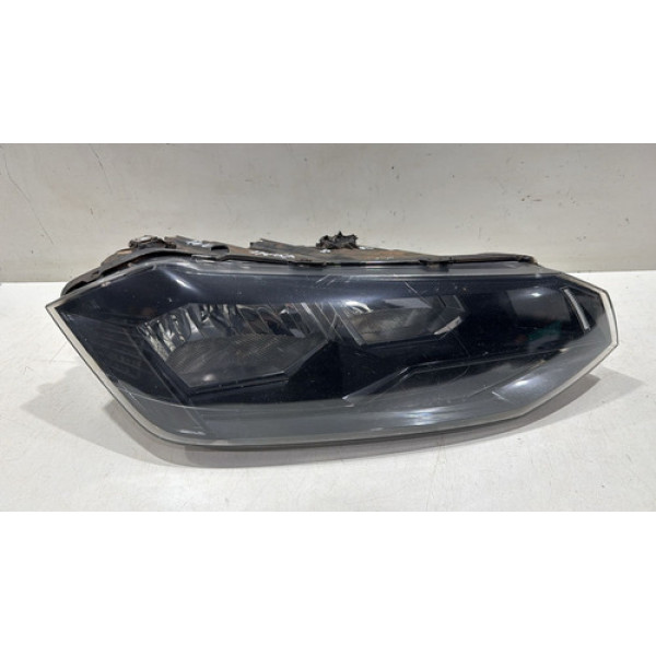 Farol Direito Preto Polo Virtus 2017 À 2021 Usado Original!!