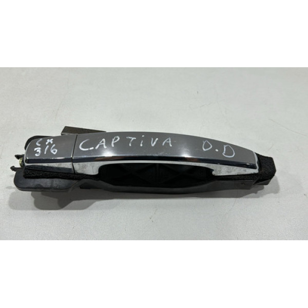 Maçaneta Externa Porta Dianteira Direita Gm Captiva Cromada