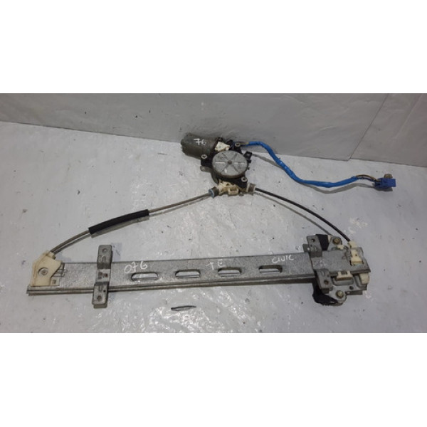 Máquina De Vidro Elétrica Traseira Esquerda Civic 2002