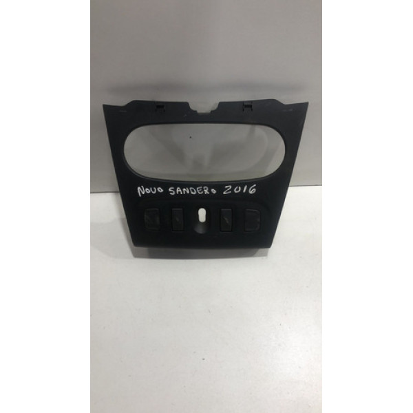 Moldura Central Comando Ar Sandero 2015 2018 Original!