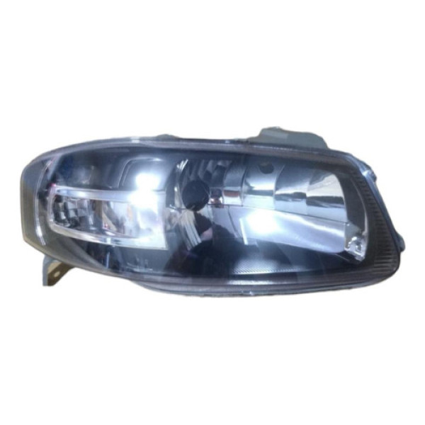 Farol Gol Saveiro G4 Direito Máscara Negra