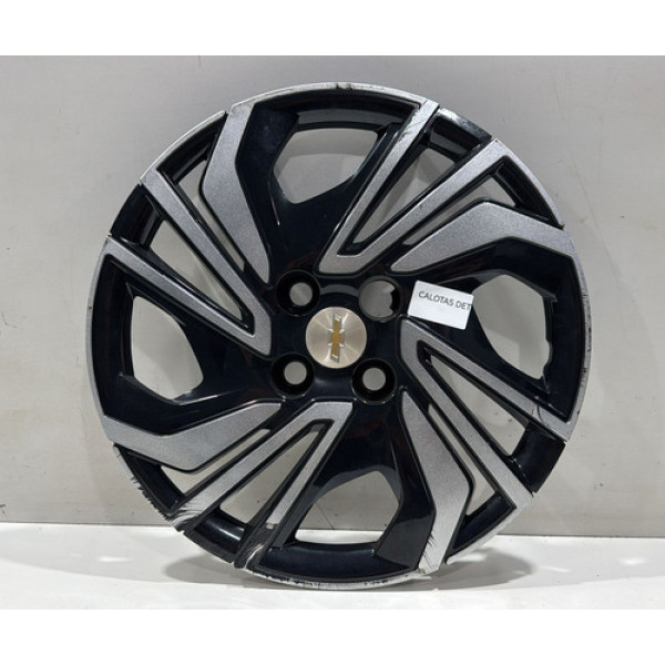 Calota Aro 15 Gm Onix 2022 2023 2024 Com Detalhes Ralados