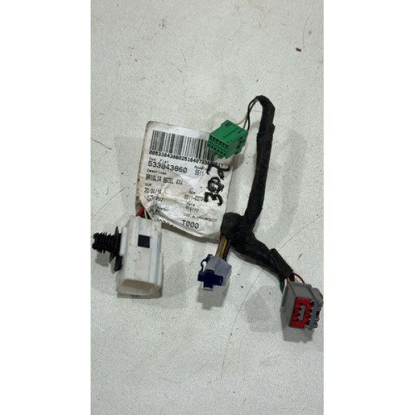 Chicote Tomada Usb Auxiliar Jeep Compass 2017 2018 2019