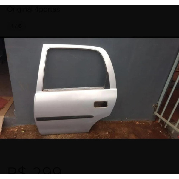 Porta Traseira Esquerda Corsa 1997 A 2008 Original 4portas