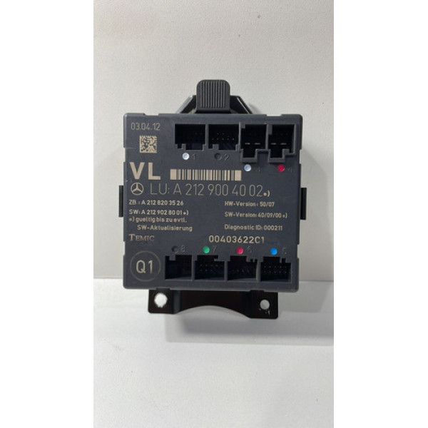 Módulo Porta Dianteira Esquerda Mercedes C180 C200 2011 Á 13