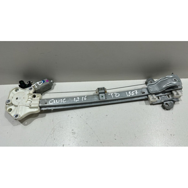 Máquina Vidro Traseiro Direito New Civic 2012 2013 2014 2015