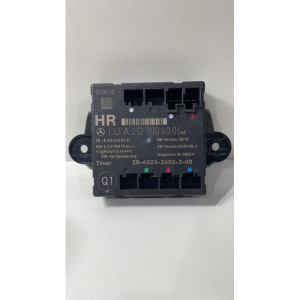 Módulo Porta Traseira Direita Mercedes C180 C200 2011 Á 13