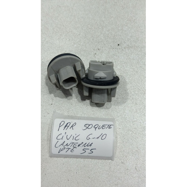 Par Soquete Lanterna Traseira Honda Civic G10 2017 Á 2021