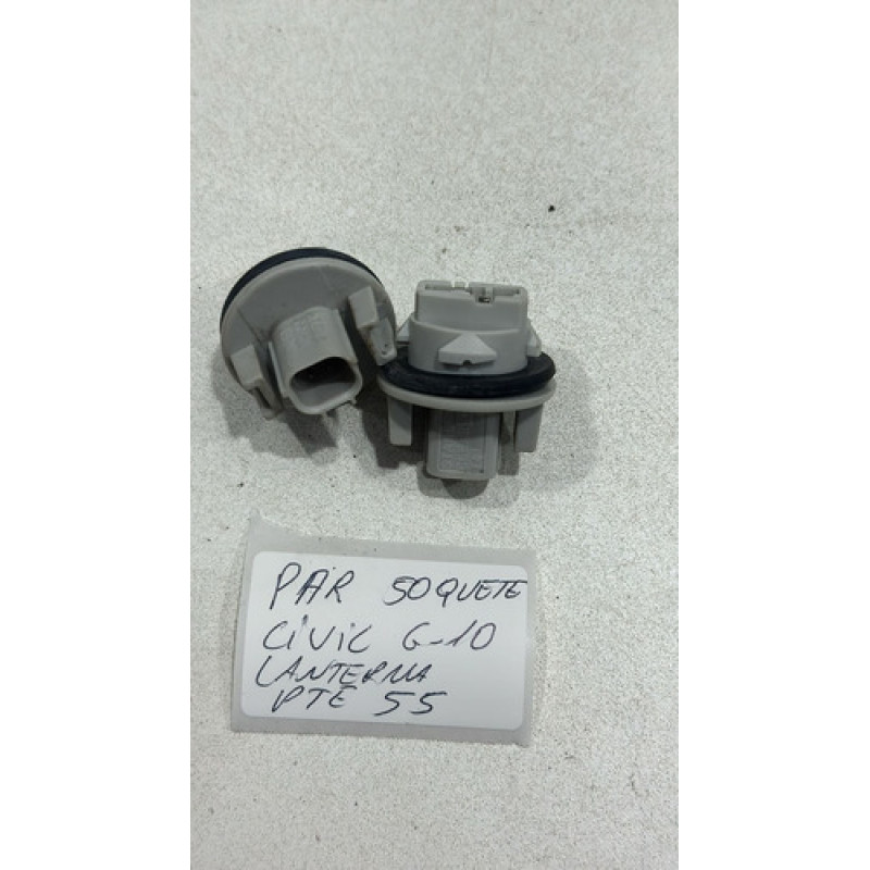 Par Soquete Lanterna Traseira Honda Civic G10 2017 Á 2021 Par Soquete Lanterna Traseira Honda Civic G10 2017 Á 2021