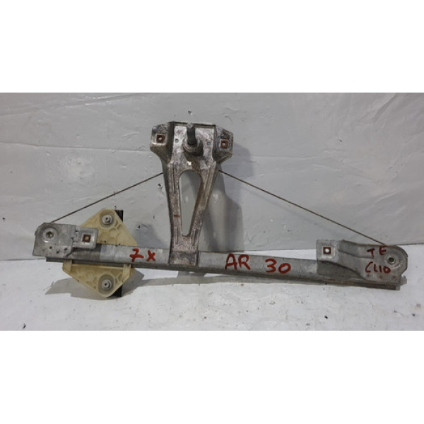 Maquina Vidro Manual Porta Traseira Esquerda Clio 2001-2012